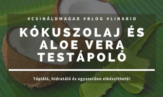 Kókuszolaj és aloe vera testápoló