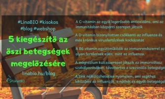 5 kiegészítő az őszi betegségek ellen