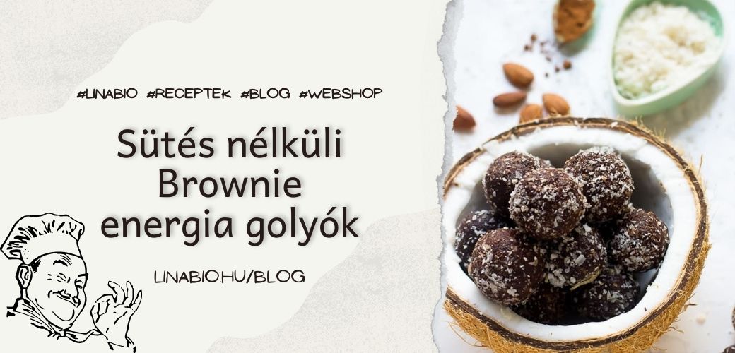 Sütés nélküli Brownie energia golyók