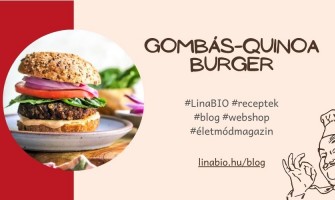 Gomba-Quinoa Burger