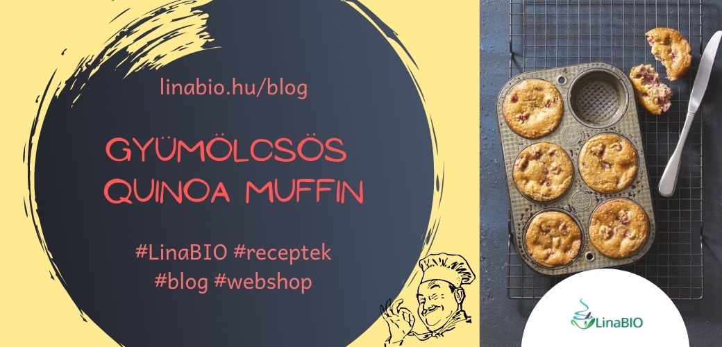 Gyümölcsös quinoa muffin Gyümölcsös quinoa muffin