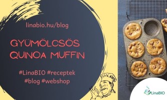Gyümölcsös quinoa muffin