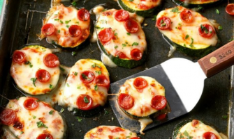Mini cukkini pizza