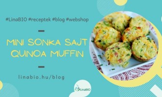 Mini sonka és sajt quinoa muffin