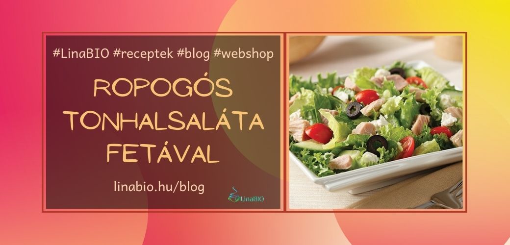 Ropogós tonhalsaláta fetával Ropogós tonhalsaláta fetával