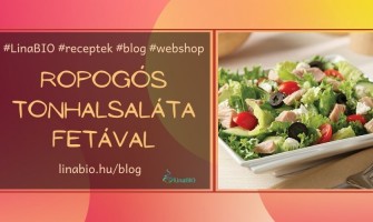 Ropogós tonhalsaláta fetával