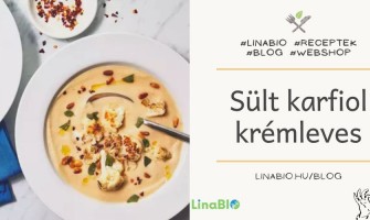 Sült karfiol krémleves