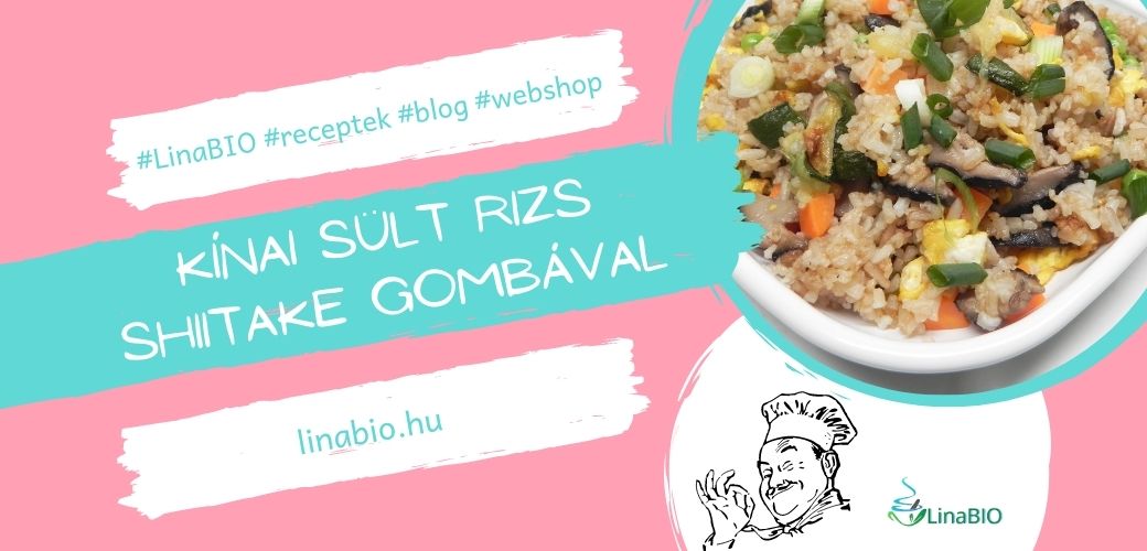 Kínai sült rizs shiitake gombával