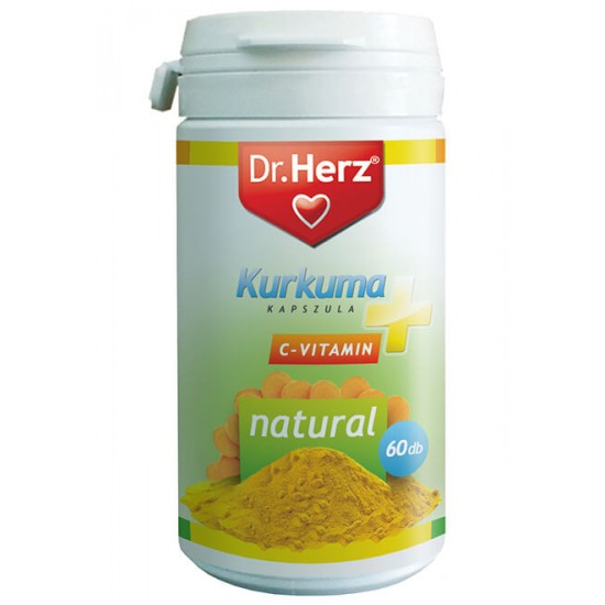 Dr. Herz Kurkuma + C-vitamin Kapszula 60 db  