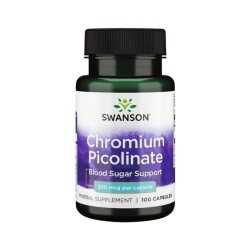 Swanson Chromium Picolinate Kapszula 200 mcg 100 db Swanson Chromium Picolinate Kapszula 200 mcg 100 db