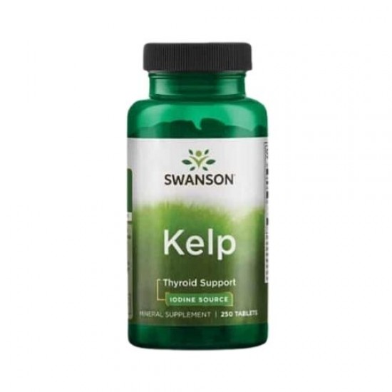 Swanson Kelp (Szerves Jód) 225 mcg Tabletta 250 db
