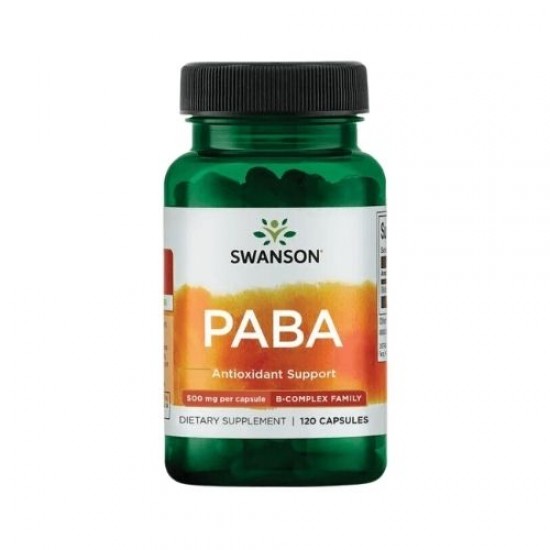 Swanson PABA 500 mg Kapszula 120 db Swanson PABA 500 mg Kapszula 120 db