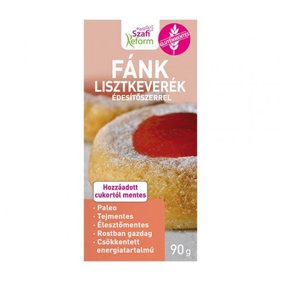 Szafi Reform Fánk Lisztkeverék Édesítőszerrel 90 g