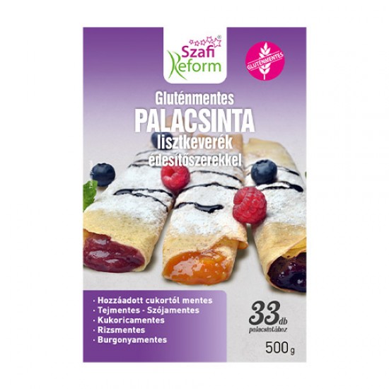 Szafi Reform Csökkentett Szénhidrát-tartalmú Gluténmentes Palacsinta Lisztkeverék 500 g