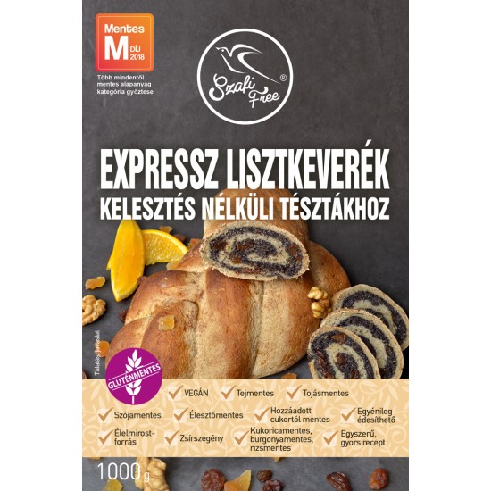 Szafi Free Expressz Lisztkeverék Kelesztés Nélküli Tésztákhoz 1000 g Szafi Free Expressz Lisztkeverék Kelesztés Nélküli Tésztákhoz 1000 g