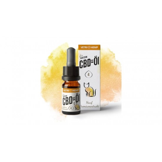 Vetrihemp Bio 4%-os CBD Olaj Macskáknak 10 ml Vetrihemp Bio 4%-os CBD Olaj Macskáknak 10 ml