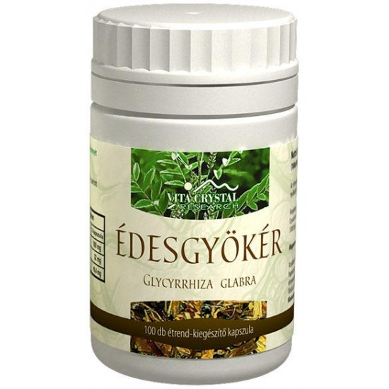 Vita Crystal Édesgyökér Kapszula 100 db Vita Crystal Édesgyökér Kapszula 100 db