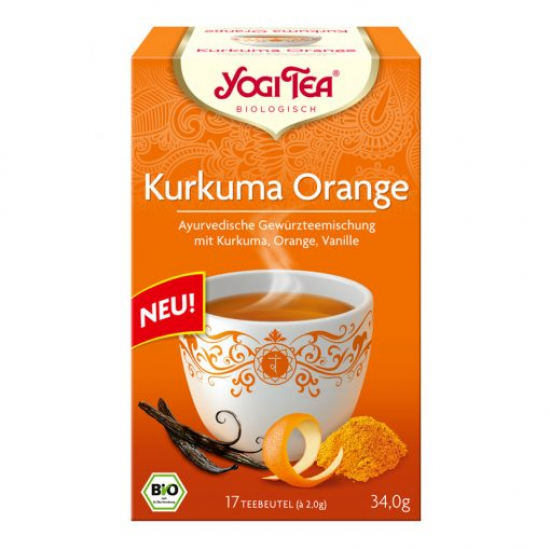 Yogi Tea Bio Kurkuma Narancs Tea 17 filter