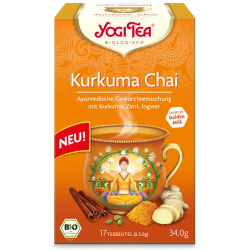 Yogi Tea Bio Kurkumás Chai Tea 17 filter