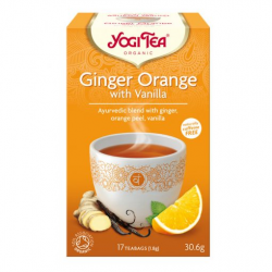Yogi Tea Bio Narancsos Gyömbér Vaníliával 17 filter