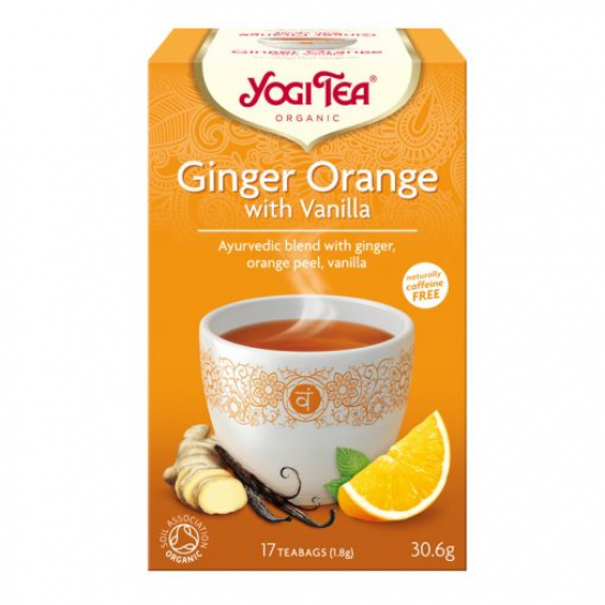 Yogi Tea Bio Narancsos Gyömbér Vaníliával 17 filter Yogi Tea Bio Narancsos Gyömbér Vaníliával 17 filter